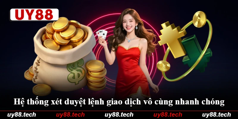 Hệ thống xét duyệt lệnh giao dịch vô cùng nhanh chóng Hệ thống xét duyệt lệnh giao dịch vô cùng nhanh chóng